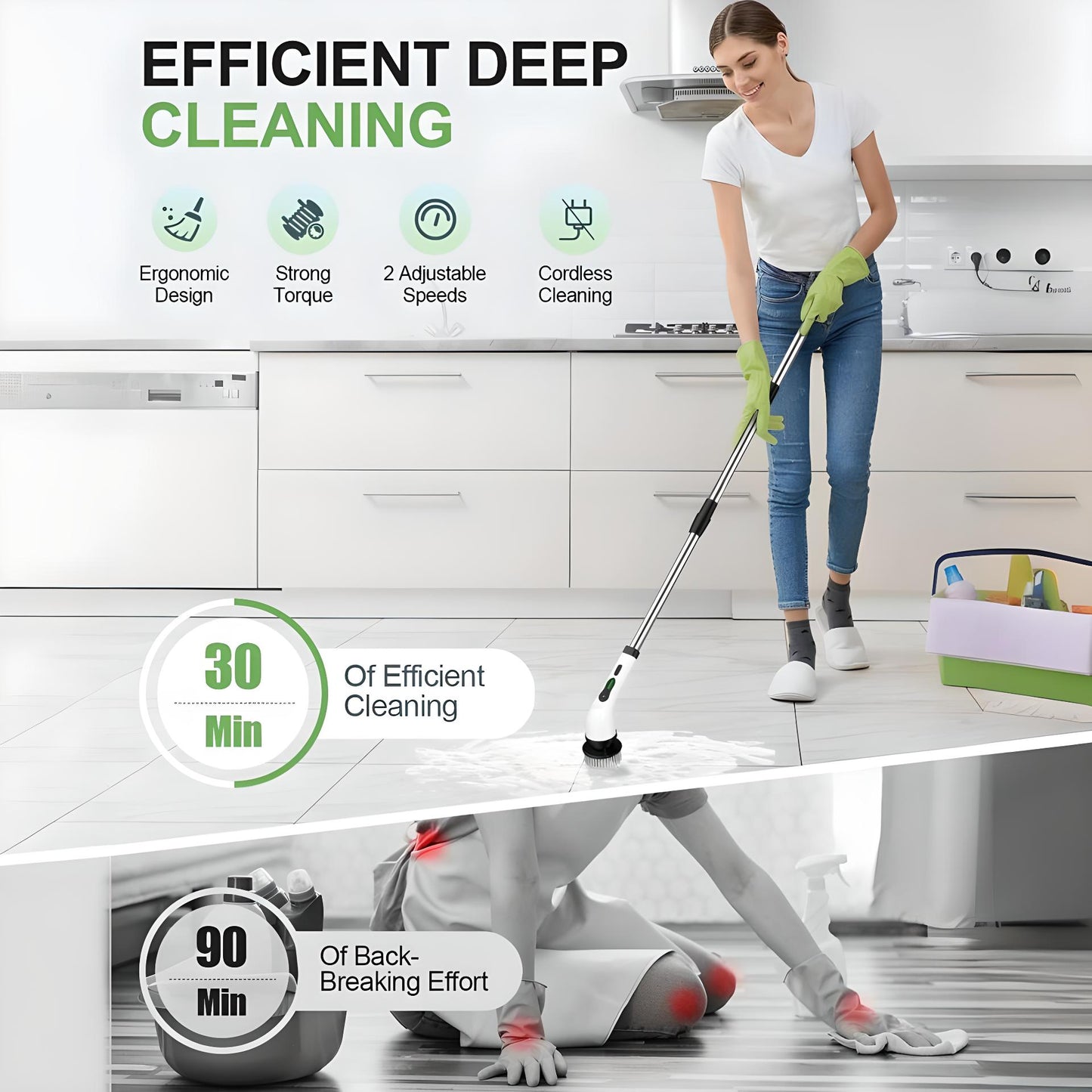 9 in 1 Electric Cleaning Brush